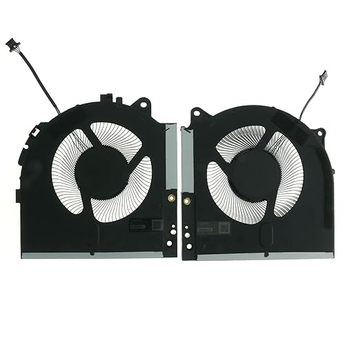 CPU+GPU Cooling Fan Replacement for Dell Alienware M17 R5 2022 Year MG75091V1-C080-S9A MG75091V1-C090-S9A 5K24054NA4 5K24054OLR DC 12V