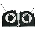 CPU+GPU Cooling Fan Replacement for Dell Alienware M17 R5 2022 Year MG75091V1-C080-S9A MG75091V1-C090-S9A 5K24054NA4 5K24054OLR DC 12V