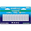 Panasonic BK-4MCCA16FA eneloop AAA 2100 Cycle Ni-MH Pre-Charged Rechargeable Batteries, 16 Pack