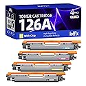 Ioffix 126A Toner Cartridges Set Replacement for HP 126A CE310A CE311A CE312A CE313A Toner Work with HP Color Pro MFP M175 M275 CP1025nw Printer (4