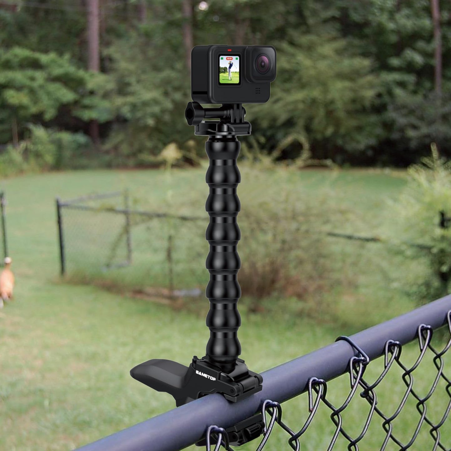 Sametop Jaws Flex Clamp Clip Mount Gooseneck Mounts Compatible with GoPro Hero 13 12 11 10 9 8 7 6 5 4 Session 3+ 3 2 1 Max DJI Osmo Akaso Action