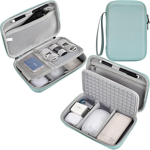 Hard Travel Electronic Organizer Case for MacBook Power Adapter Chargers Cables Power Bank Apple Magic Mouse Apple Pencil USB Flash Disk SD Card Hard