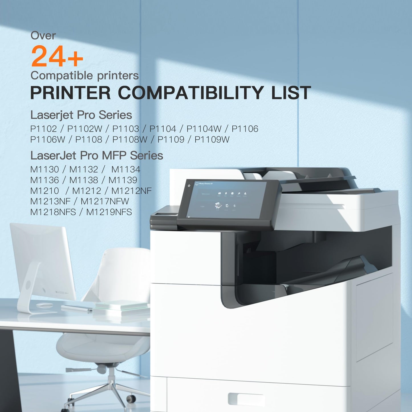 E-Z Ink 85A Compatible Toner Cartridge Replacement for HP 85A Black Toner Cartridge CE285A CE285 use for HP LaserJet Print p1102w P1109W MFP M1212NF