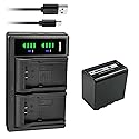 Kastar 1-Pack AG-VBR89G Battery and LTD2 USB Charger Compatible with Panasonic HC-X2 4K Camcorder, Panasonic HC-X20 4K Mobile Camcorder