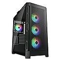 Cougar Gaming Duoface Mid Tower Case Series, Supporting 390mm Graphics Card, Incredible RGB Lighting, Two Distinct Front Panels Included, Mesh