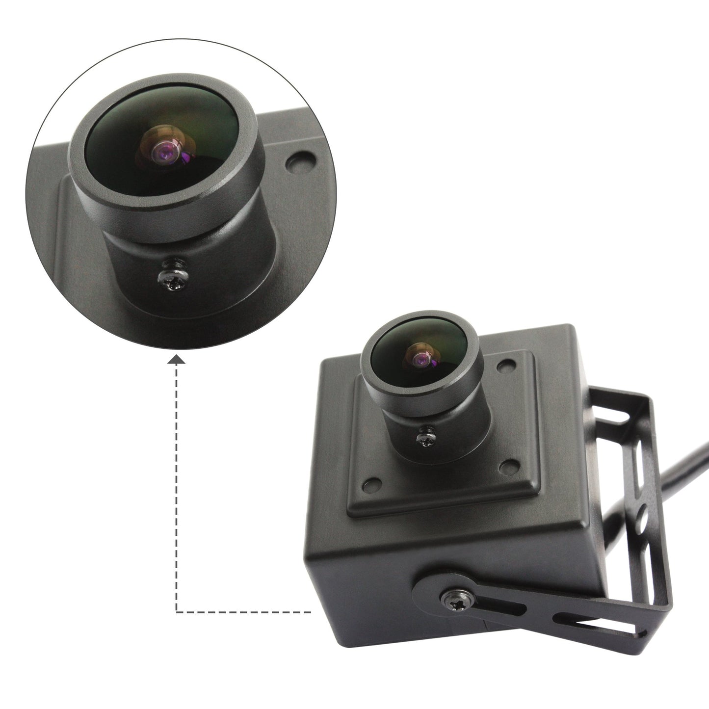 ELP USB Fisheye Camera 170degree 960P PC Camera Wide Angle Low Light Webcam for Computer Raspberry Pi Mini UVC USB2.0 Lightburn Camera 0.01lux USB