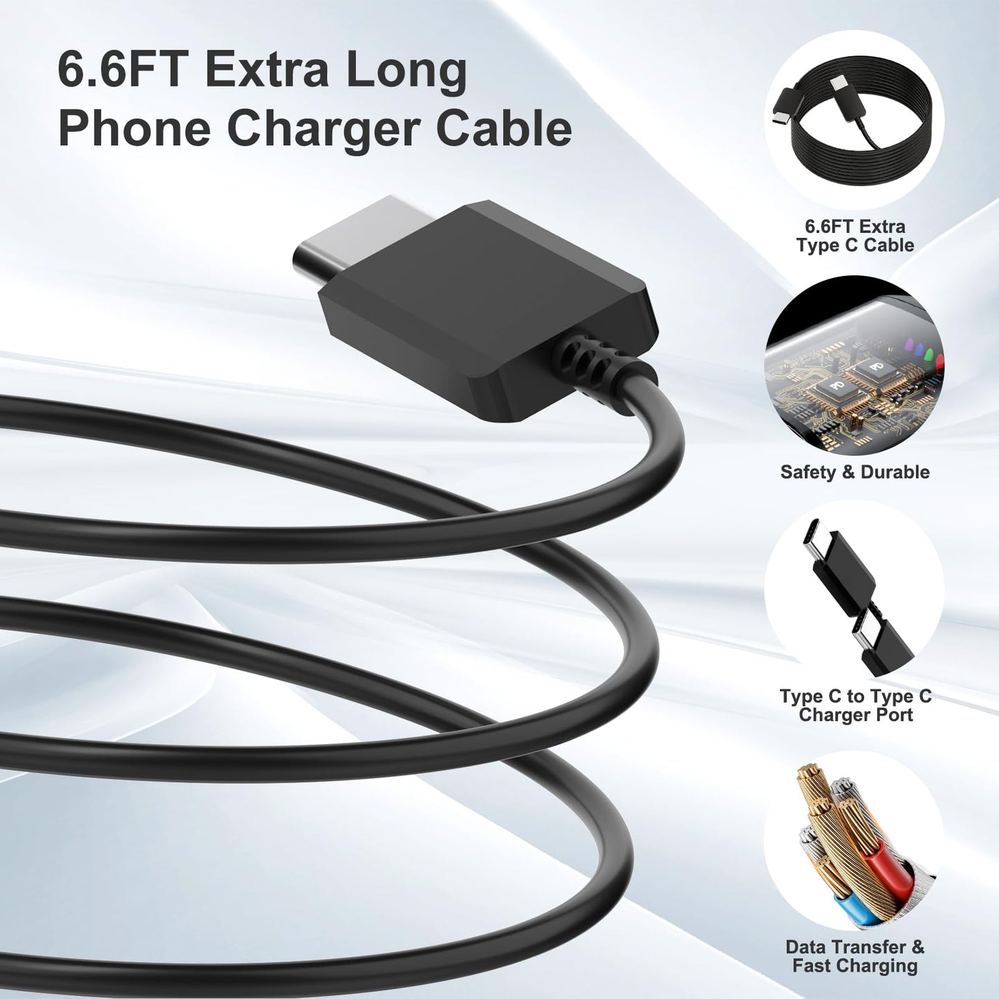 Samsung USB-C Super Fast Charging Wall Charger-25W PD Charger Adapter with Type-C Cable(6.6ft) for Samsung Galaxy S26/S26 Ultra/S25/S25 Ultra/S24/S24