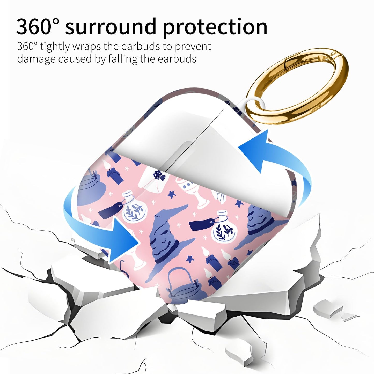 Compatiable with AirPod 4 Protective Case 2024, Soft Protective Case with Keychain for Women,Cute Shockproof Charging Case Cover for AirPod 4(Owl