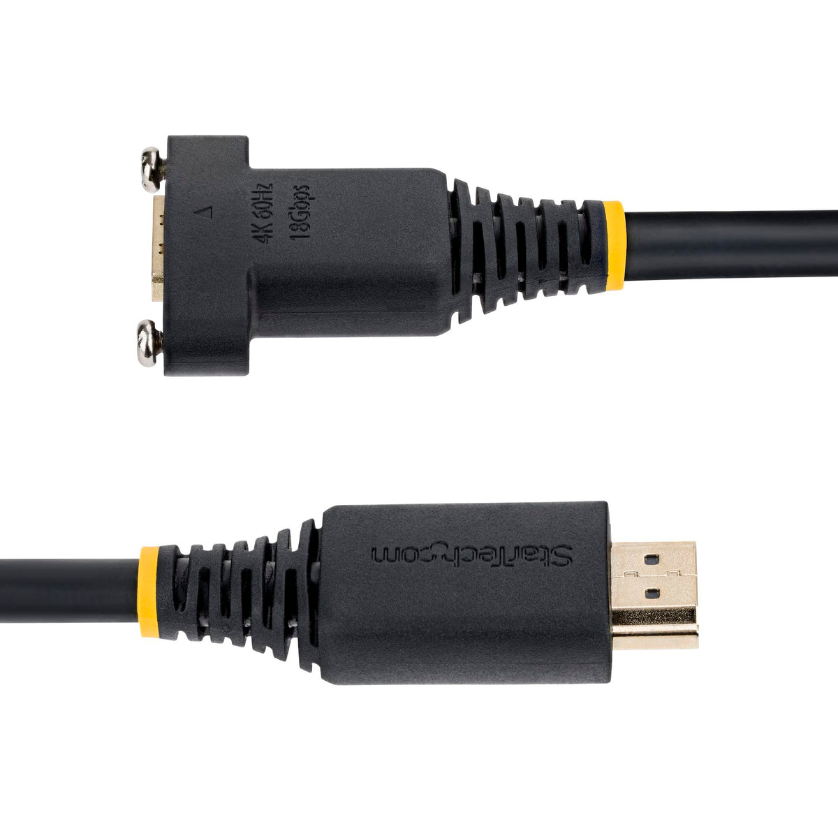 StarTech 6ft Panel Mount HDMI Cable, 4K 60Hz, Male to Female