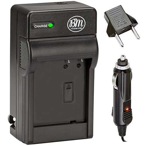 Big Mike's D-LI90 Battery Charger for Pentax K-1, K-01, K-3, K-5, K-5 II, K-5 IIs, K-7, SLR 645D Digital Cameras - 8.4V DC Output
