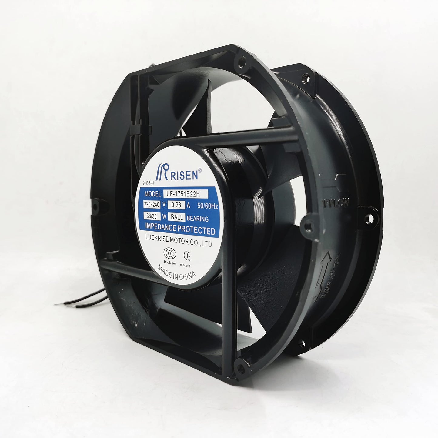 for UF-1751B22H Fan AC220-240V 0.28A 38/36W Cooling Fan