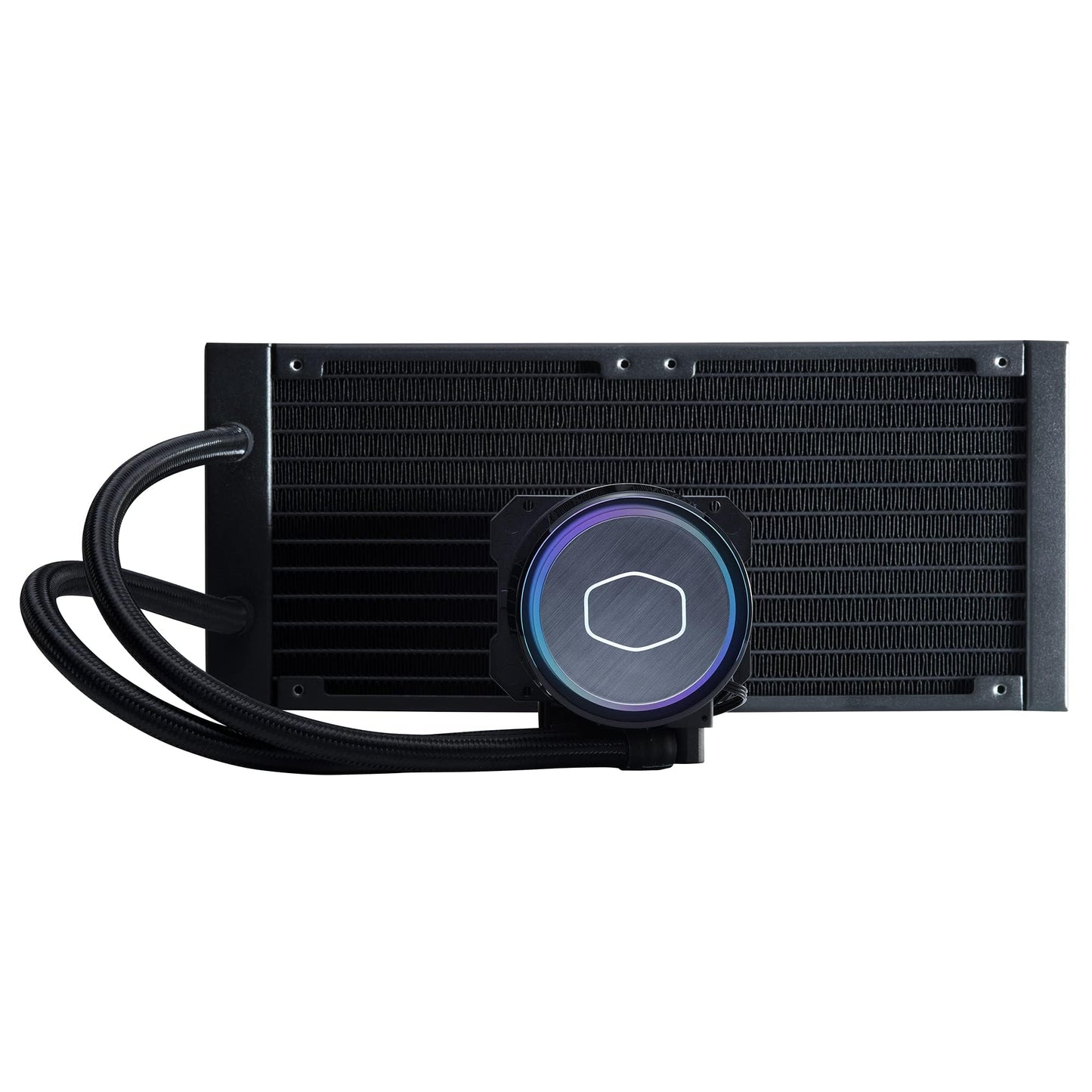 Cooler Master MasterLiquid ML240 Illusion CPU Liquid Cooler - AIO Water Cooling System, 3rd Gen Pump, 2 x 120mm ARGB Halo Fans, 240mm Radiator, ARGB