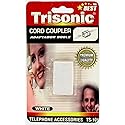 Telephone Cord Coupler - White