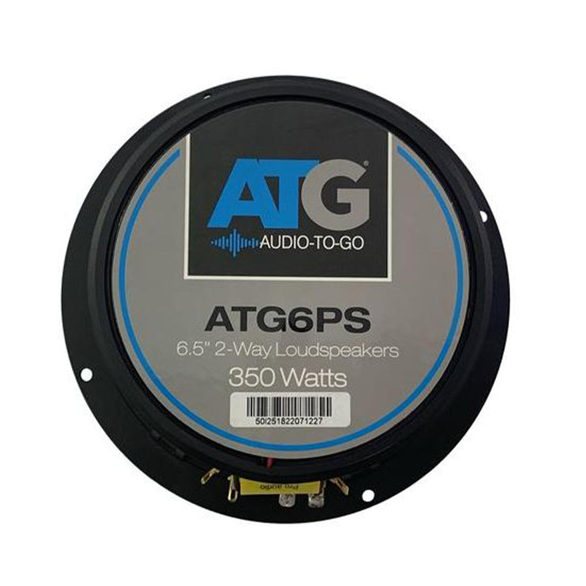 ATG Audio Moto 6.5" Weather Resistant Coaxial Speakers, Pair, 350W - ATG6PS