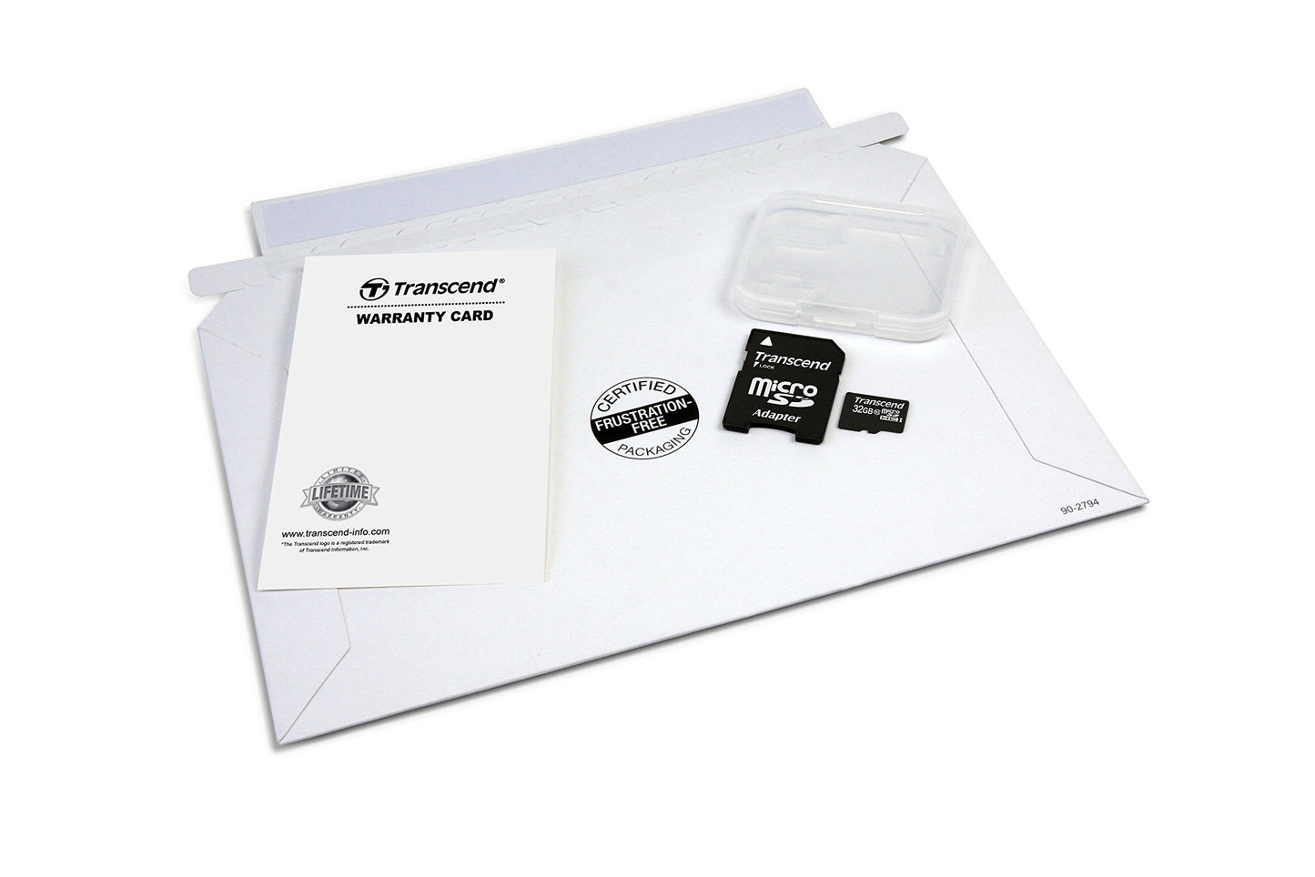 Transcend Information 32GB microSDHC Class 10 Memory Card with Adapter (TS32GUSDHC10E)