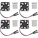 Easycargo 30mm Fan 5V 3.3V DC Quiet Fan for Raspberry Pi 5 4 3B+ 3007 (4-Sets)