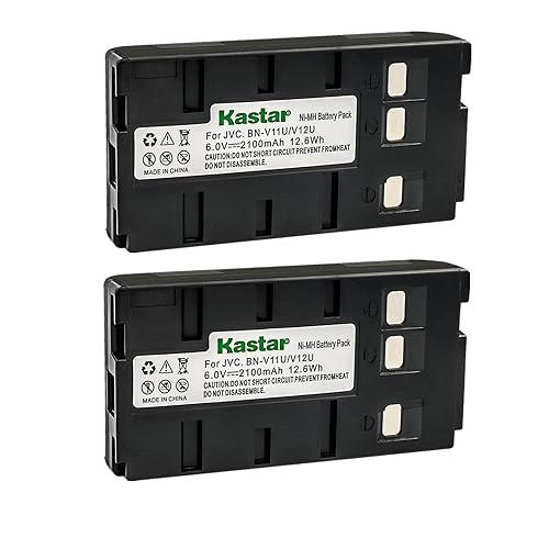 Kastar 2-Pack Battery Replacement for Panasonic HHR-V20 HHR-V40 PV-BP15 PV-BP17 VW-VBH1E VW-VBH2E VW-VBR1E VW-VBR2E VW-VBS1 VW-VBS1E VW-VBS2 VW-VBS2E