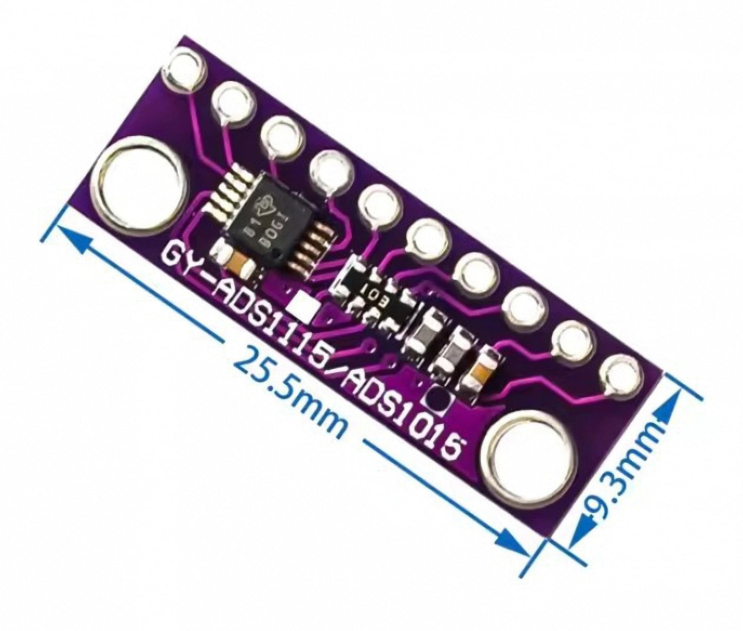 PAMEENCOS 2pcs GY-ADS1015 ADS1015 12 Bit Analog to Digital Ultra-Small 12-bit Precision ADC Converter Development Board Module for Arduino