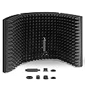 Aokeo Professional Studio Recording Microphone Isolation Shield,Suitable for Blue Yeti and Any Condenser Microphone Recording Equipment?AO-403?