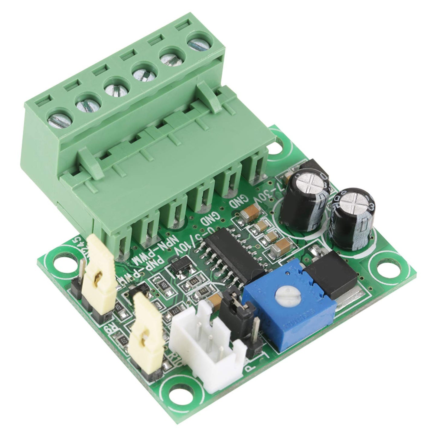 Analog Voltage to PWM Converter, 0-5V/0-10V Analog Input Voltage to PWM 2KHZ-20KHZ Converter Module,for PWM Motor Speed Control Interface Circuit…