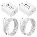 ELITEED 40W USB C Charger for iPhone 17/ Air/16/15 Pro Max, 2 Pack 10FT Type C Fast Charger Block & Cable, PD 3.0 Super Fast Charging for iPad Pro