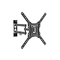 Emerald 8318 Full Motion TV Wall Mount which Pannels, Articulates and Tilts - for Flat and Curved TVs 17-55 inches,