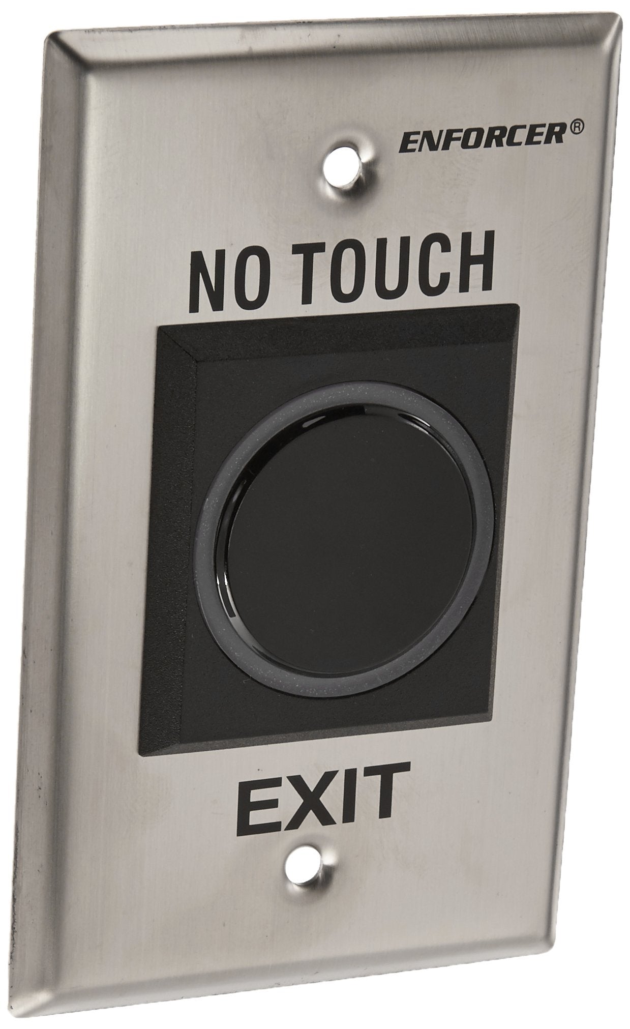 Seco-Larm SD-927PKC-NEQ Enforcer "No Touch" RTE IR Sensor Plate, Single-gang IR Technology Motion Sensor, Stainless Steel Finish