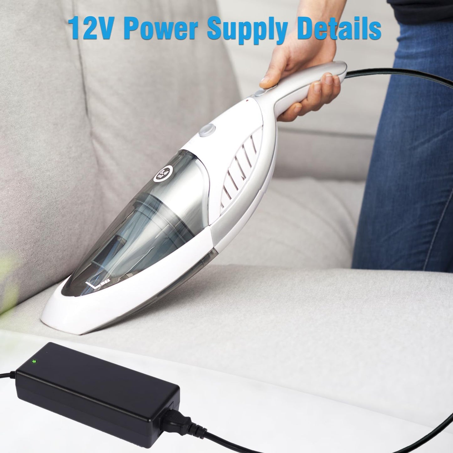 12V 10A Power Adapter 120W, DC 12V 10A Power Supply Adapter AC to DC Converter Transformer for Car Powered Device,is Suitable for LCD Monitors, LED…