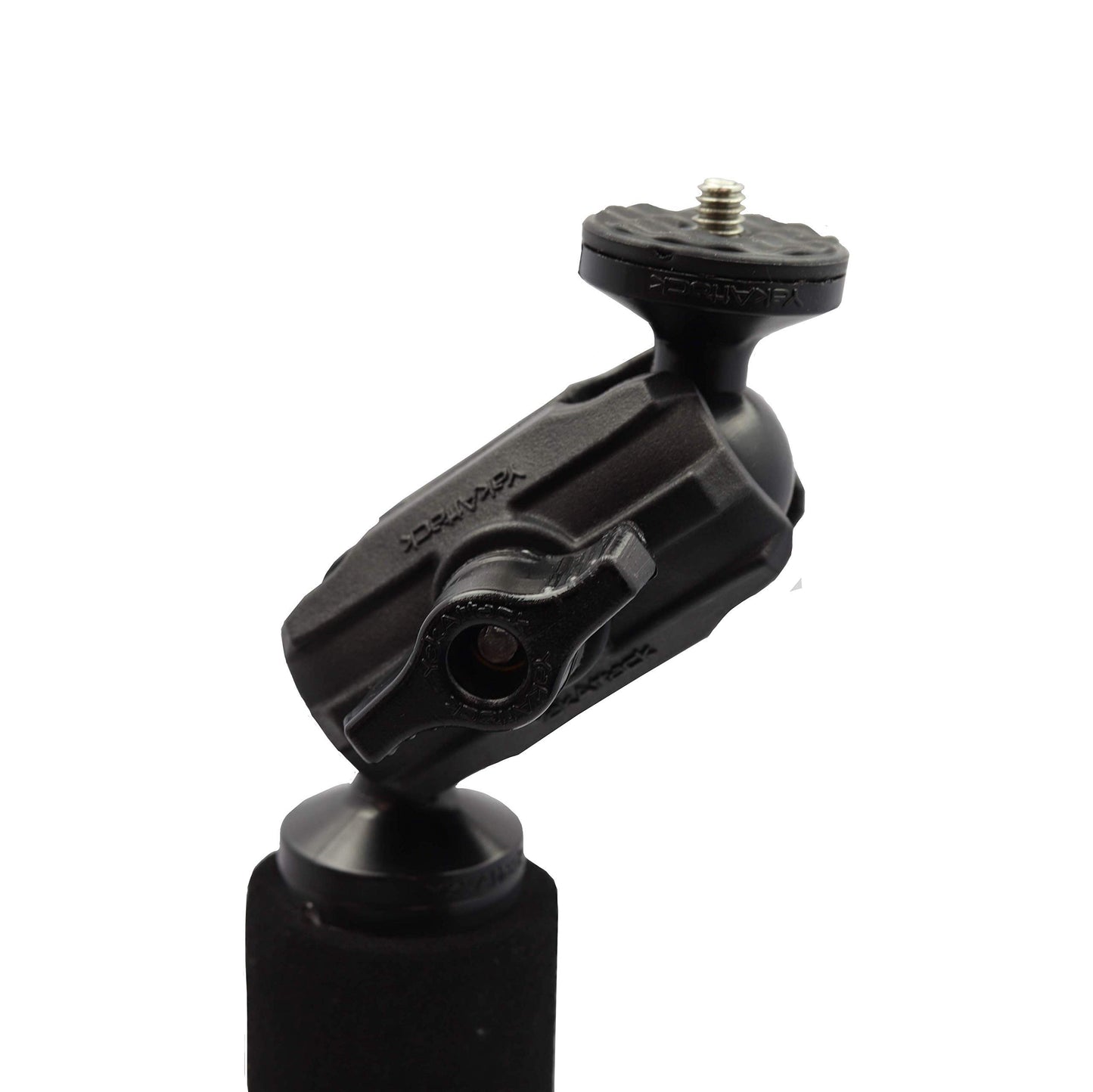 YakAttack Boomstick Pro Camera Mount | 51.5" Floating Aluminum Pole with LockNLoad Base | Includes GoPro & 1/4-20 Camera Attachments | 360° Rotation |