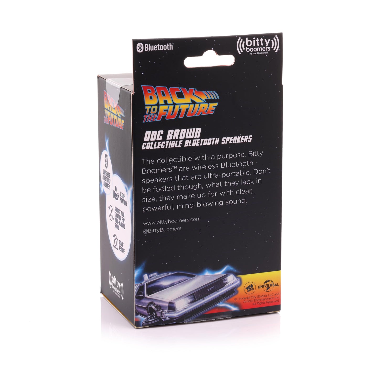 Bitty Boomers Universal: Back to The Future - Doc Brown - Mini Bluetooth Speaker