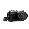 MegaGear MG1342 Ever Ready Genuine Leather Camera Half Case & Strap Fujifilm X-E3 with Battery Access, Black
