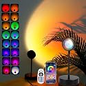 JIMEI Sunset Lamp Projector Led Lights for Bedroom Night Light RGB Lights Sun Sunlight Sunrise Lamp 10w 360° Rotation Mood Lighting Home/Room Decor