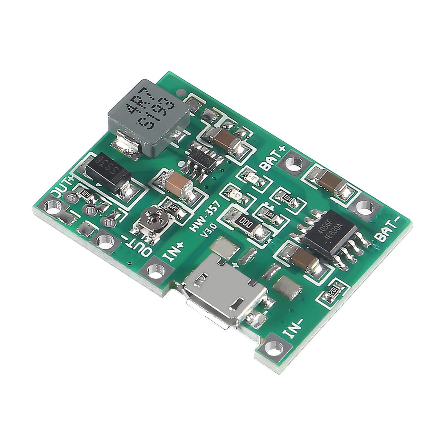 AITIAO 8Pcs 2A USB 18650 Lithium Li-ion Battery Charger Module Adjustable Boost Module DC-DC 3.7V to 5V 9V 12V Step Up Boost Module TP4056 DIY Kit…