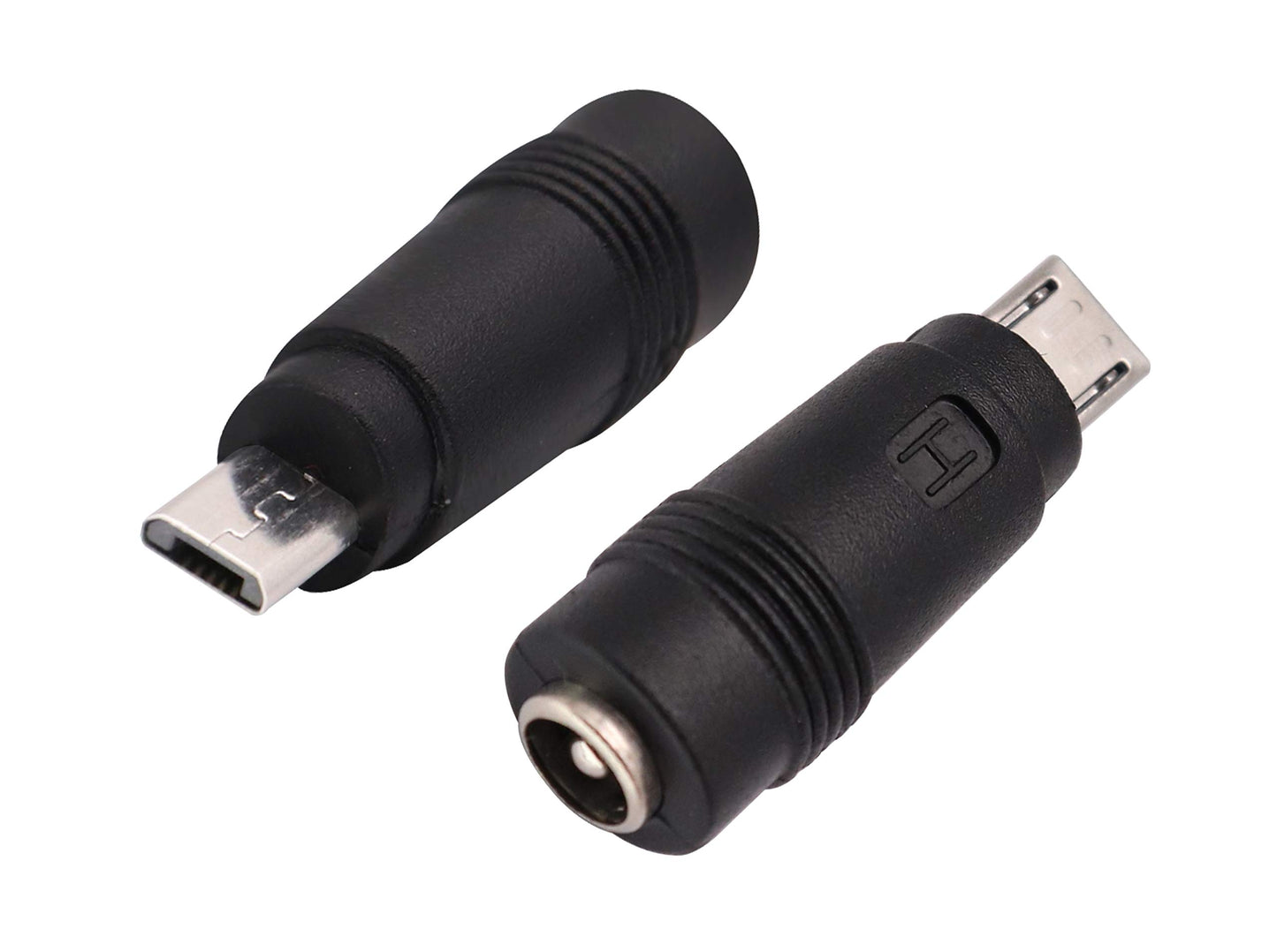 AAOTOKK Micro DC Power Adapter DC5.5x2.1mm to Micro USB 5V DC Power Supply Charging Cables Connector for Cellphone, Tablet,MP3 and Micro USB