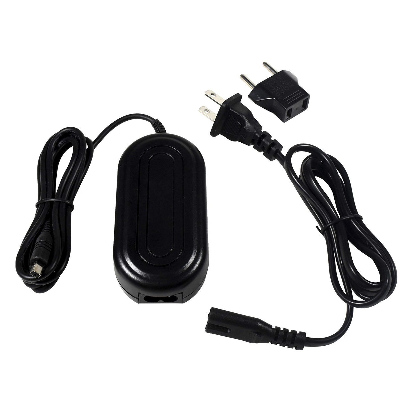 HQRP AC Power Adapter Compatible with Samsung SC-D263 / SCD263 Camcorder - (incl. USA Plug & Euro Adapter)