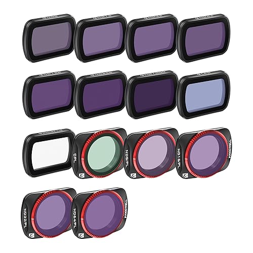 Freewell QuickSwap ND, ND/PL, CPL, Snow Mist 1/4, Light Pollution Filters 14Pack Mega Kit Compatible with Pocket 3/Xtra Muse : Effortless