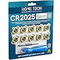 Rome Tech 3V CR2025 Batteries with Solder Tabs + Screwdriver Security Bit Set. Compatible with Silver, Blue, Gold, Crystal Gameboy Cartridge, Zelda…