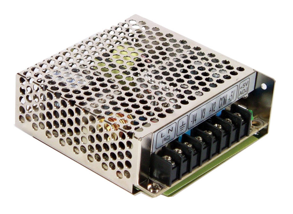 Mean Well Original RQ-50C Quad Output Switching Power Supply +/-5V +/-15V 0.5A 1A 5A 50W
