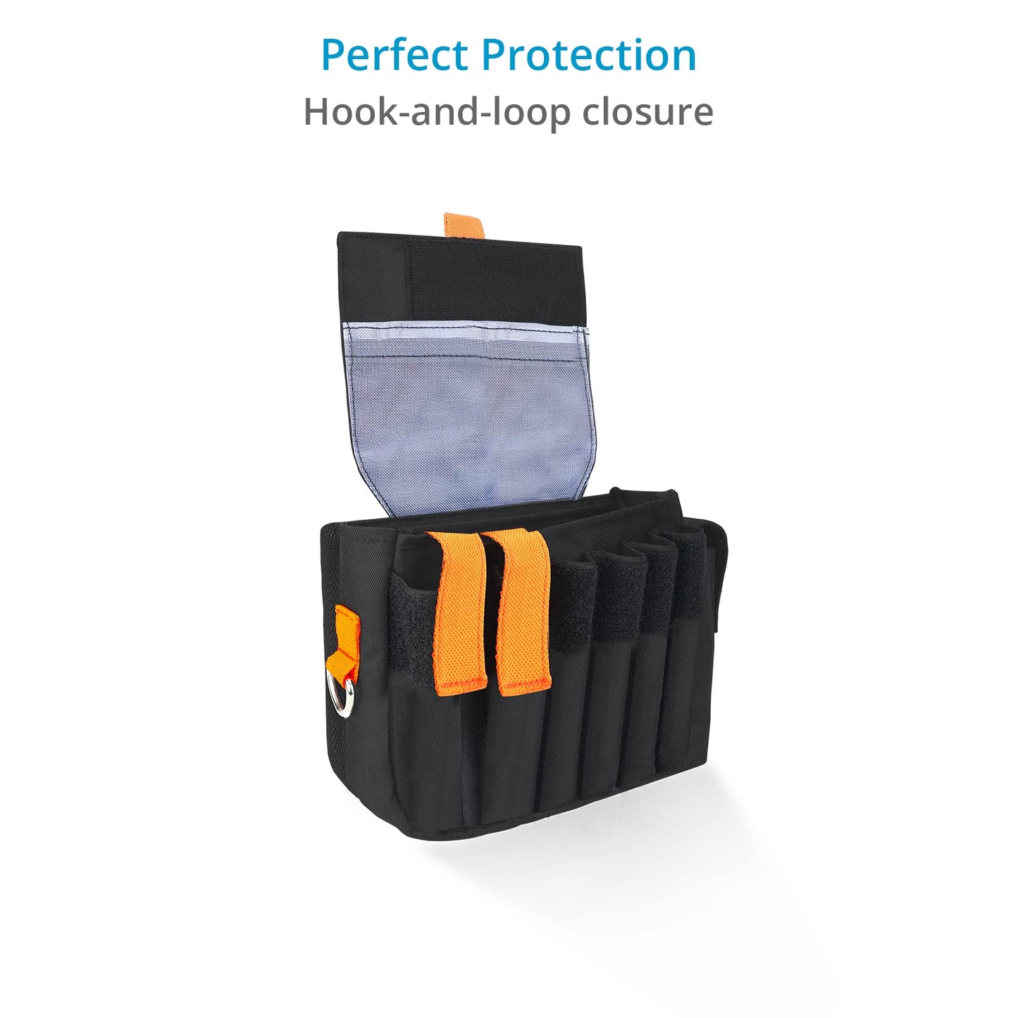 PROAIM Cube AC Pouch (Small) For Camera Assistants, Grips & Techs. Comes with a 2.5 Wide Belt Loop, External Pockets & D-Ring. For Utility Tools