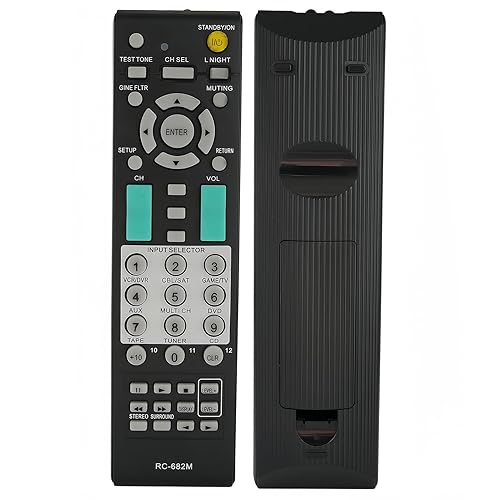 Universal A/V Receiver Replaced Remote Control RC-682M RC-681M Fit for Onkyo Audio/Video HT-R340 HT-R530 HT-R540 HT-R550 HT-SR600 HT-SR800 TX-SR505