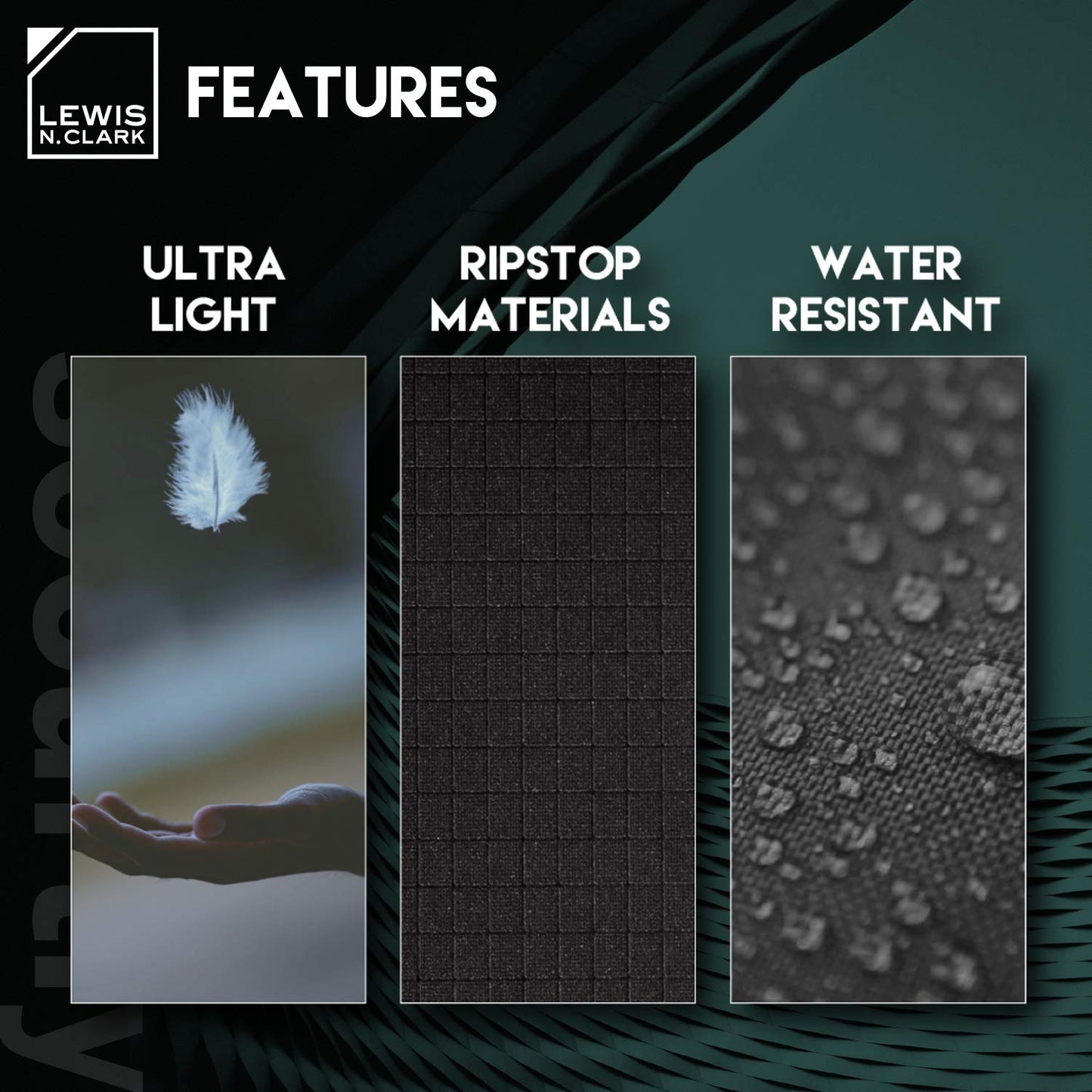 Lewis N. Clark RFID-Blocking Hidden Clip Stash Travel Belt Wallet, Black, One Size