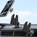 JCTRIWAY Vent or Dashboard Car Phone Mount for Popsocket, Dashboard Adapter Adhesive and Vent Clip, Compatible with Most Popsocket, Fits All