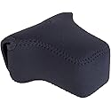 OP/TECH USA Soft Pouch - Compact digital camera case, lightweight accessories pouch, sleek neoprene sleeve for DSLR, perfect for backpacks & travel