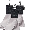 SEIBER Eyeglass Cleaning Microfiber Cloth,7 x 7 inch Glasses Cloth for Sunglasses,Laptops, Cameras,Screen- with Neoprene Pouch,Self-Closing