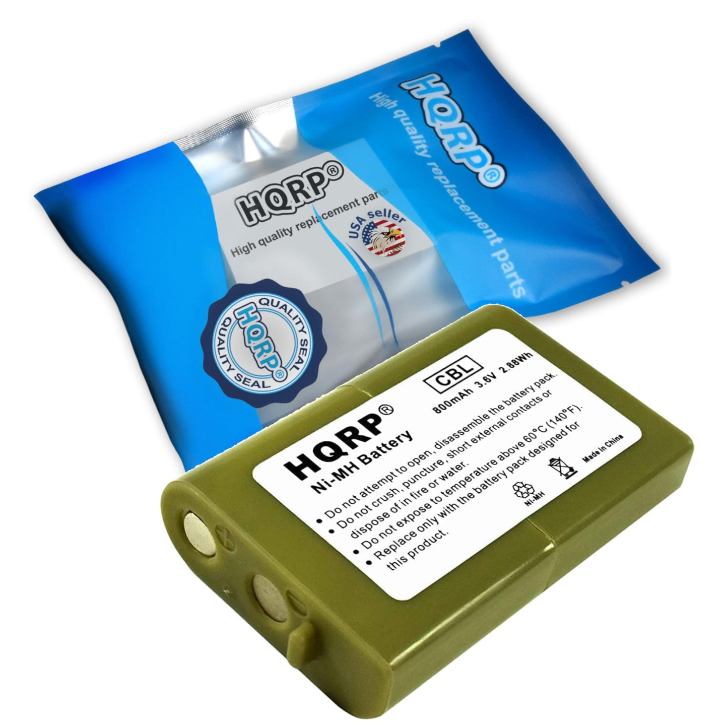 HQRP Phone Battery Compatible with Vtech i5808 / 5808, i5858 / 5858, i5871 / 5871, ip5825 / 5825, ip5850 / 5850 Cordless Telephone