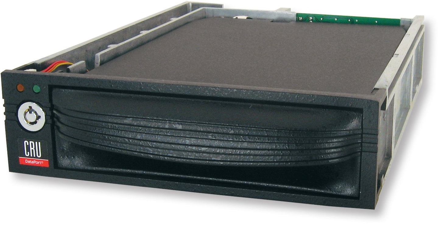 CRU DP10 Rugged Removable 6G Sas/Sata Drive Carrier, Black
