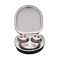 LTGEM Case Compatible with Bang & Olufsen Beoplay HX / H95 / H100 Wireless Over-Ear Headphones, Office Travel Carrying Storage Bag - Black+Gray(Case
