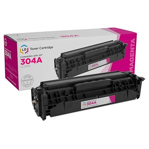 LD Products Remanufactured Toner Cartridge Replacement for HP 304A CC533A (Single Magenta) Compatible with These HP Printer Models Color LaserJet