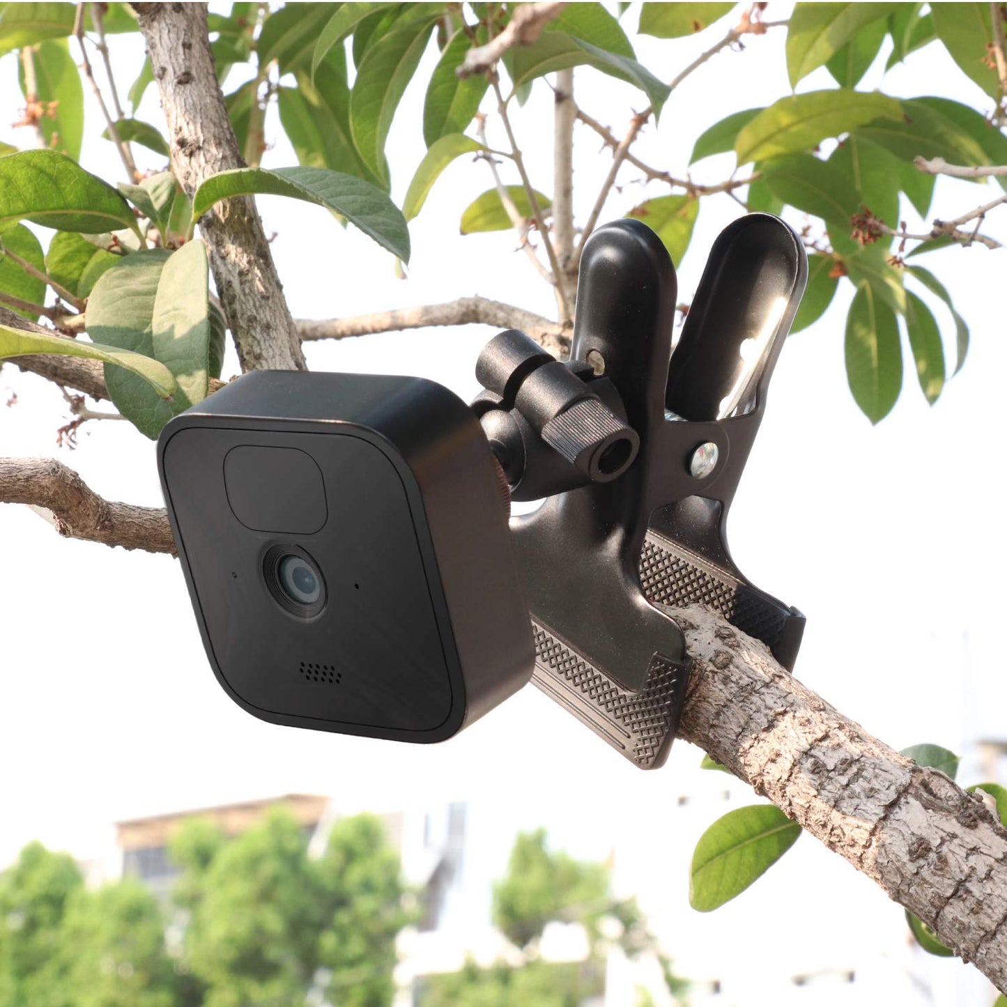 iTODOS 2 Pack Clip Clamp Mount for Blink Outdoor 4 (4th Gen)/(3rd Gen)/XT/XT2/Mini, Metal Holder, Camera Mount Attach Wherever You Like Without Tools