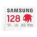 Samsung PRO Plus Sonic The Hedgehog + Adapter, 128GB microSDXC, Up-to 180MB/s, Full HD & 4K UHD, UHS-I, C10, U3, V30, A2, for Nintendo-Switch, Steam